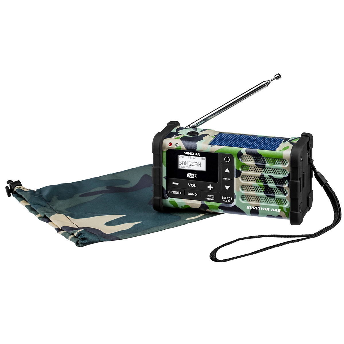 Sangean MMR-88 CAMO DAB+/FM Noodradio
