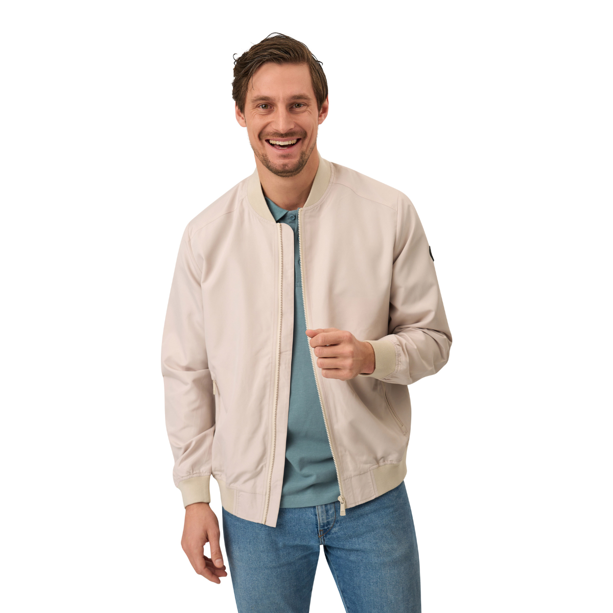 Mario Russo Bomberjack - Beige - XXL