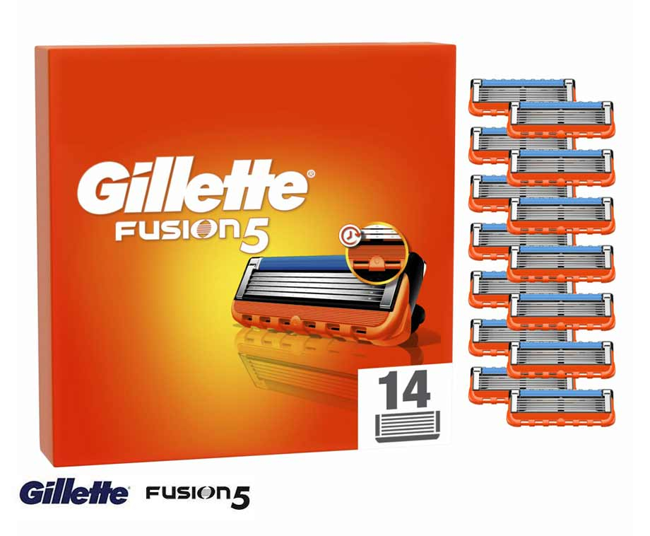 14-Pack Gillette Fusion5 - Extreem Voordelig Scheren! ...
