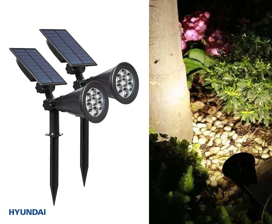 2-Pack Prikspots Op Zonne-Energie - Voor In De Tuin En Rondom Huis! ...